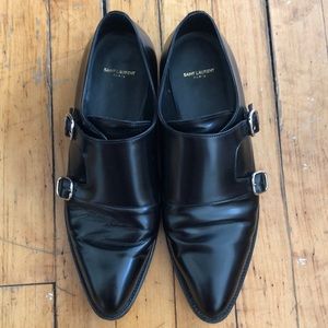Saint Laurent monk strap shoes